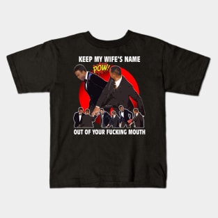 wow will smith slap chris rock Kids T-Shirt